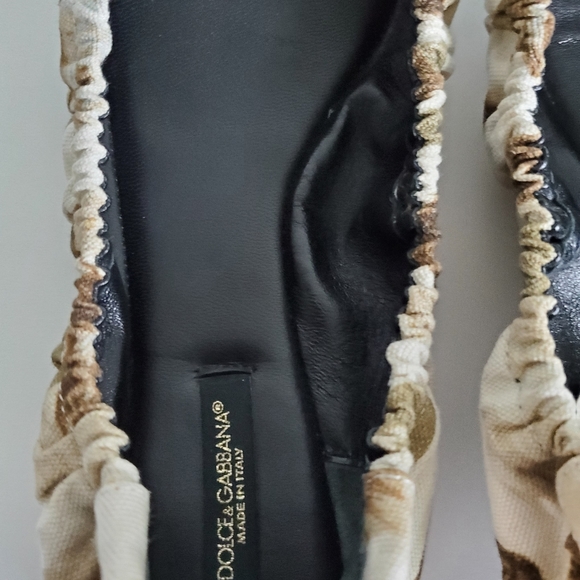 Dolce & Gabbana Ballerina Flat shoe size 37 1/2. - Picture 6 of 15